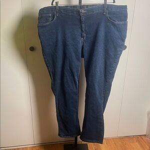 Lee Women's Dark Blue Straight Leg Jeans